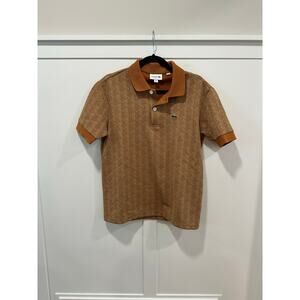 Lacoste Monogram Polo Size M(4)